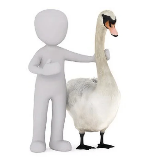 🦆 Стикер «3d челики» для Telegram
