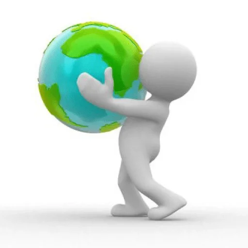 🌍 Стикер «3d челики» для Telegram