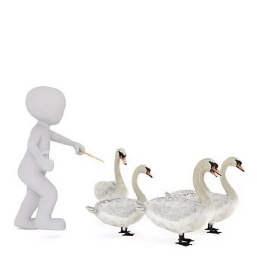 🦢 Стикер «3d челики» для Telegram