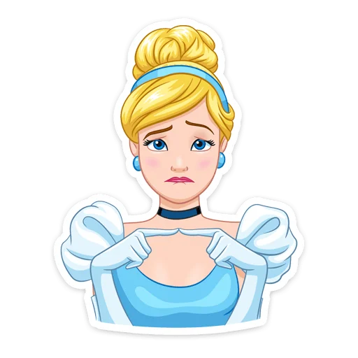 🥺 Стикер «Золушка» для Telegram