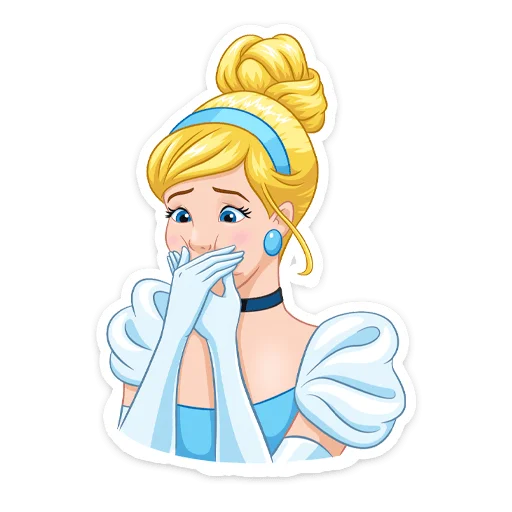 😮 Стикер «Золушка» для Telegram