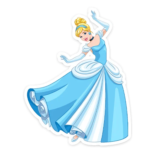 💃 Стикер «Золушка» для Telegram