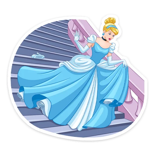 👠 Стикер «Золушка» для Telegram
