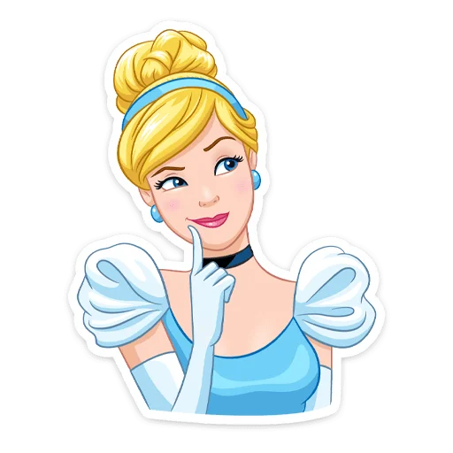 🤔 Стикер «Золушка» для Telegram