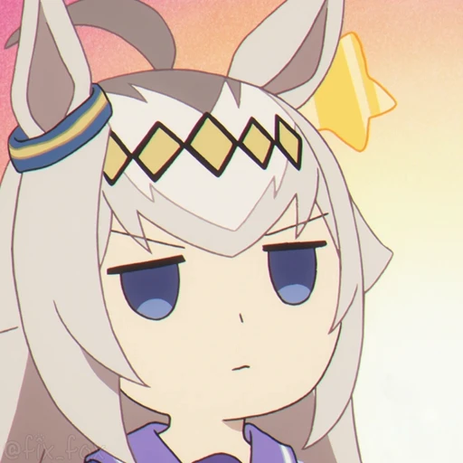 😐 Стикер «Uma Musume Cinderella Gray» для Telegram