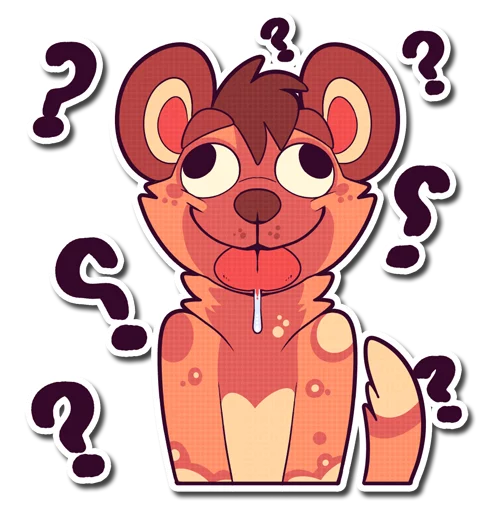 ❓ Стикер «Cinnamon Wild Dog» для Telegram