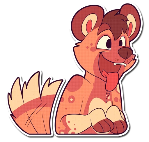 🐕 Стикер «Cinnamon Wild Dog» для Telegram