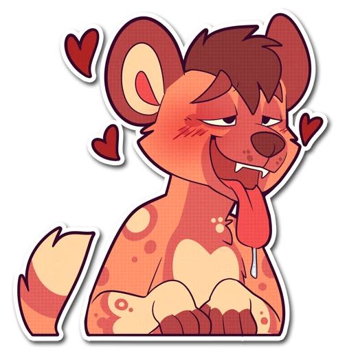 😍 Стикер «Cinnamon Wild Dog» для Telegram