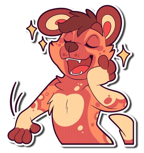 ✨ Стикер «Cinnamon Wild Dog» для Telegram