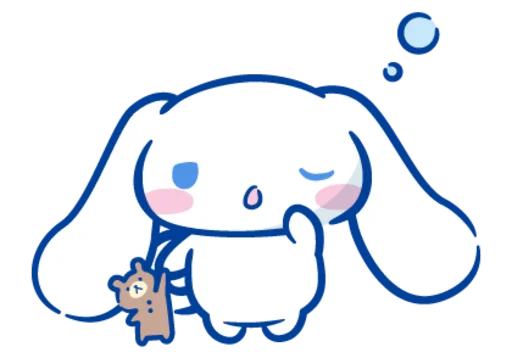 🐇 Стикер «ㅤᦈ 、 ⋆» для Telegram