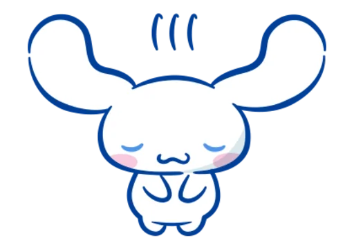 🐇 Стикер «ㅤᦈ 、 ⋆» для Telegram