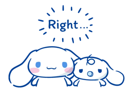 🐇 Стикер «ㅤᦈ 、 ⋆» для Telegram