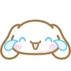 Стикер 18 😍 Набор эмоджи с персонажем «Cinnamoroll»
