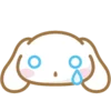 Стикер 22 😍 Набор эмоджи с персонажем «Cinnamoroll»