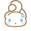 Стикер 19 😍 Набор эмоджи с персонажем «Cinnamoroll»
