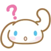 Стикер 3 😍 Набор эмоджи с персонажем «Cinnamoroll»