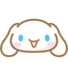 Стикер 2 😍 Набор эмоджи с персонажем «Cinnamoroll»