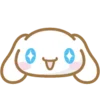 Стикер 9 😍 Набор эмоджи с персонажем «Cinnamoroll»