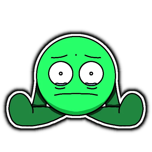 😟 Стикер «Кругло» для Telegram
