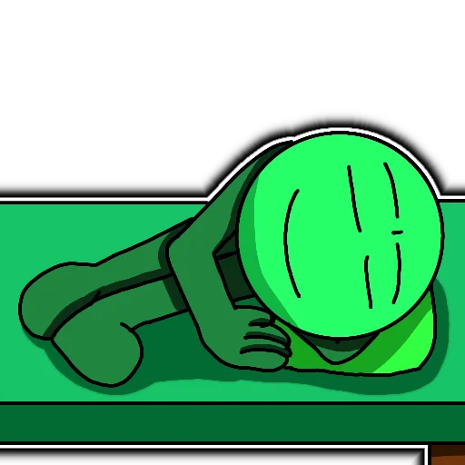 😴 Стикер «Кругло» для Telegram