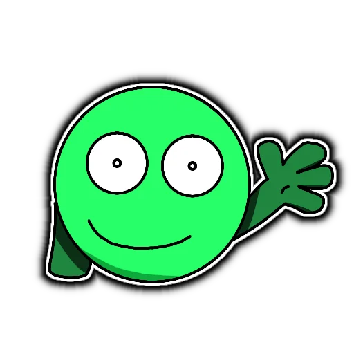 👋 Стикер «Кругло» для Telegram