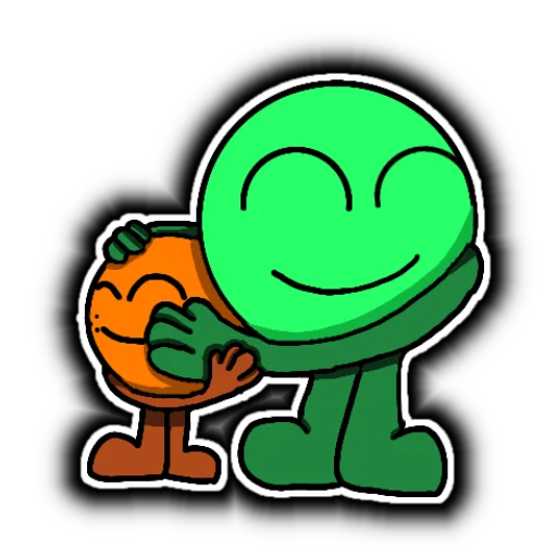 🥰 Стикер «Кругло» для Telegram