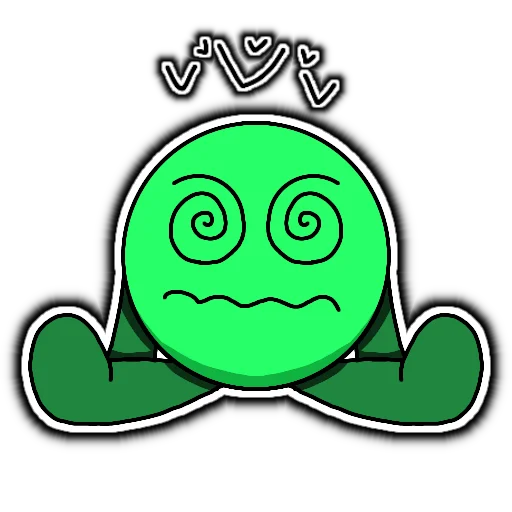😵‍💫 Стикер «Кругло» для Telegram