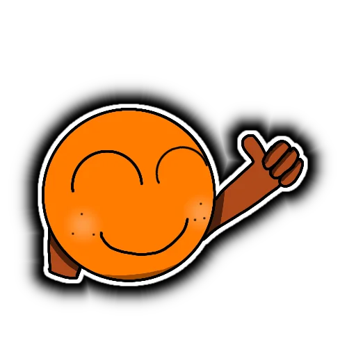 👍 Стикер «Кругло» для Telegram