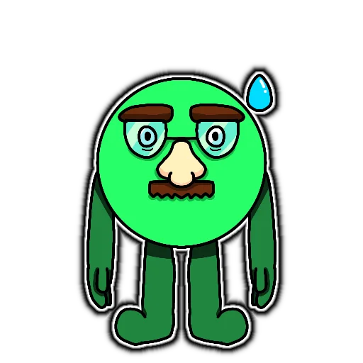 🥸 Стикер «Кругло» для Telegram