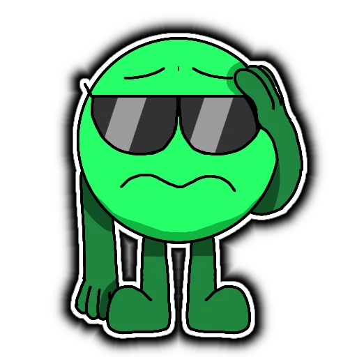 😎 Стикер «Кругло» для Telegram