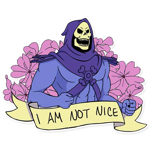Стикерпак Skeletor для Telegram