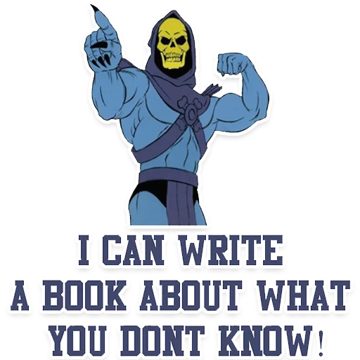 👆 Стикер «Skeletor» для Telegram