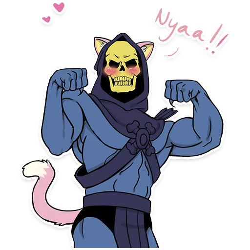 😸 Стикер «Skeletor» для Telegram