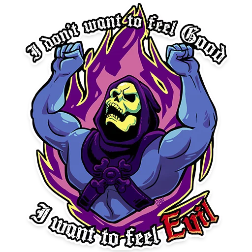 😤 Стикер «Skeletor» для Telegram
