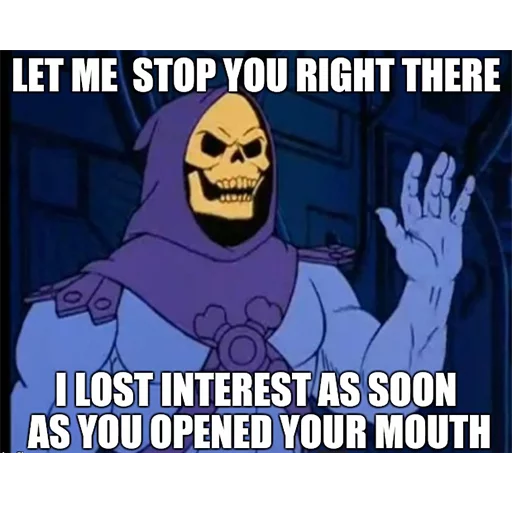 ✋ Стикер «Skeletor» для Telegram