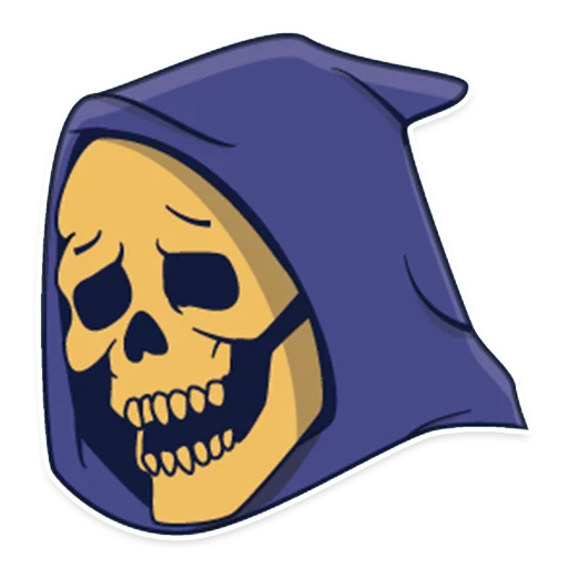 😔 Стикер «Skeletor» для Telegram