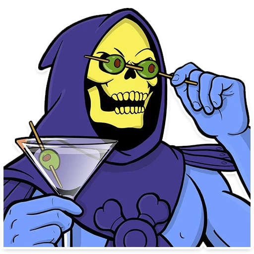 😎 Стикер «Skeletor» для Telegram