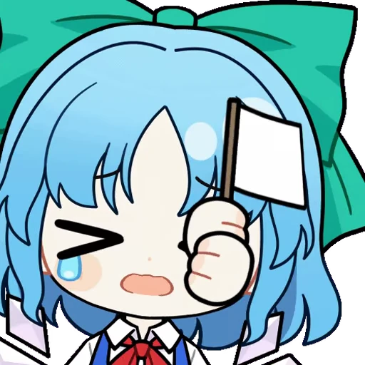 🏳️ Стикер «Cirno» для Telegram
