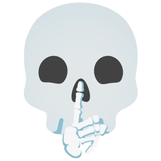 🌟 Стикер «Скелетик» для Telegram