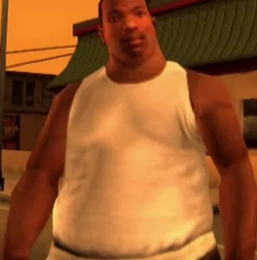 🤰 Стикер «CJ / Gta san andreas» для Telegram