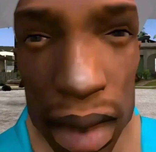 🗿 Стикер «CJ / Gta san andreas» для Telegram