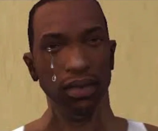 😢 Стикер «CJ / Gta san andreas» для Telegram