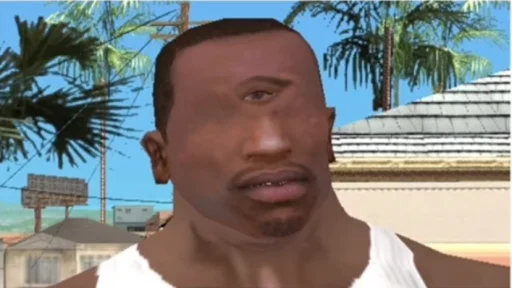 👹 Стикер «CJ / Gta san andreas» для Telegram