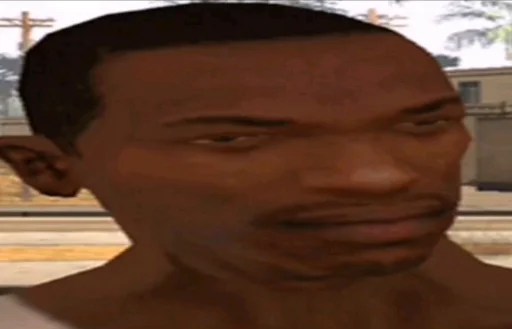 😕 Стикер «CJ / Gta san andreas» для Telegram