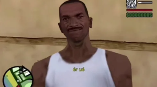 👴 Стикер «CJ / Gta san andreas» для Telegram