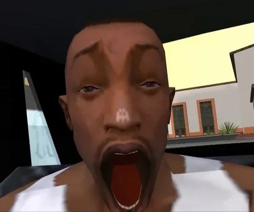 😮 Стикер «CJ / Gta san andreas» для Telegram