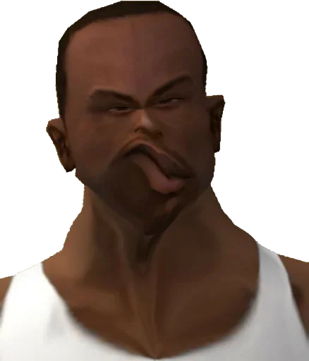 😗 Стикер «CJ / Gta san andreas» для Telegram