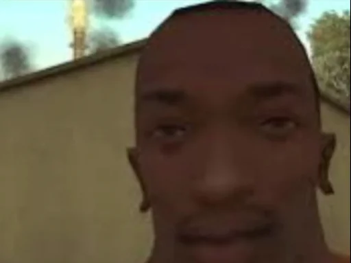 🗿 Стикер «CJ / Gta san andreas» для Telegram