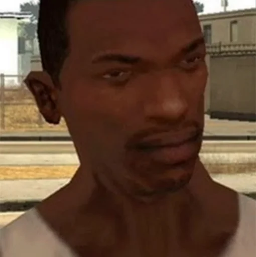 😐 Стикер «CJ / Gta san andreas» для Telegram