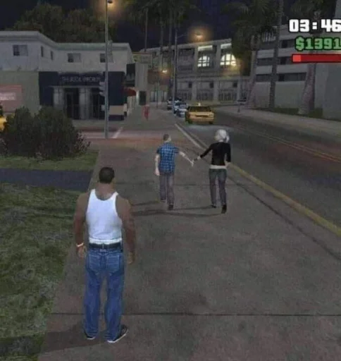 🥲 Стикер «CJ / Gta san andreas» для Telegram